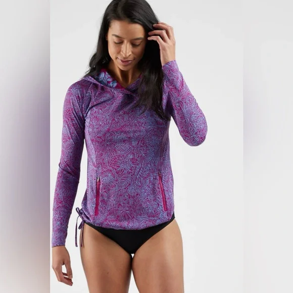 Title Nine Sunbuster Long Sleeve Hoodie Size XL